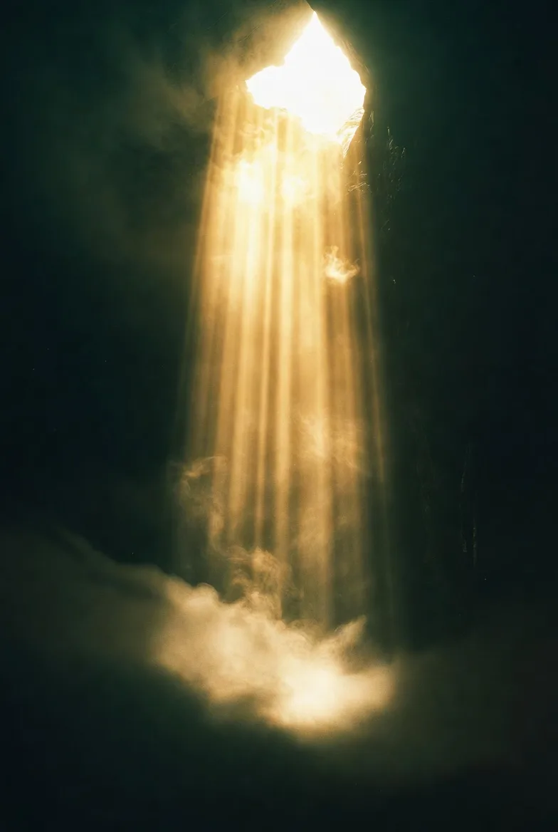 Light through darkness